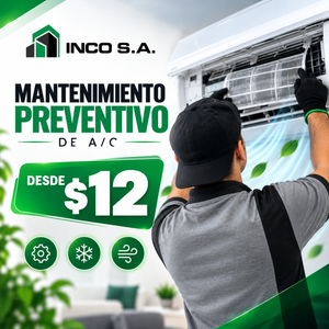 Mantenimiento Preventivo de A/C desde $12 en INCO S.A.