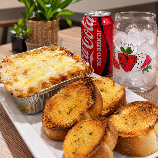 2 Lasagnas + 2 Bebidas + Postre por $12 en La Casa de la Lasagna