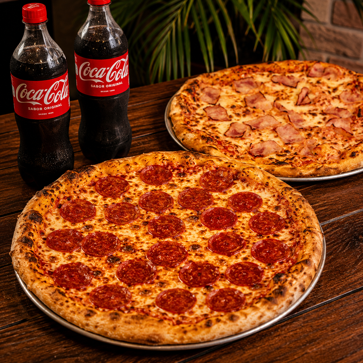 2 Pizzas a elegir + 2 Bebidas por solo $12 en Nonnos Pizza - Albrook Mall