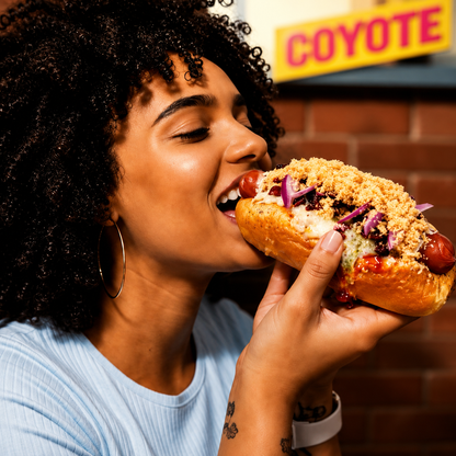2 Coyote Dogs + 2 Elotes + 2 Esquites por solo $20 en Coyote Brisas del Golf