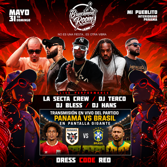 Entradas 2x1 Generales por solo $10 o Entradas VIP Lounge por $25 este Domingo 31 de Mayo en Brunchment Room