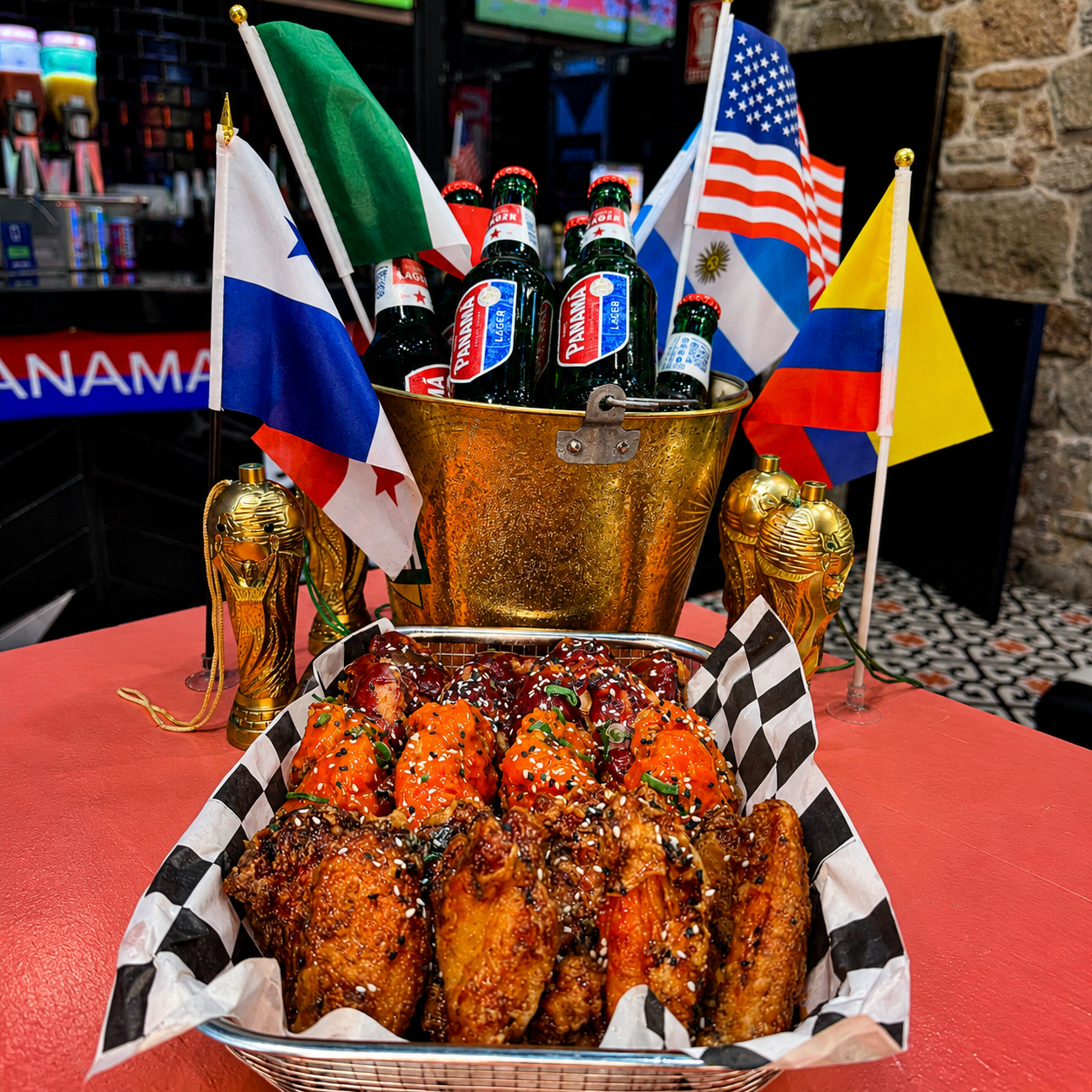 Bandeja de 24 Wings + Cubetazo Nacional por solo $25 en Beauty and the Butcher