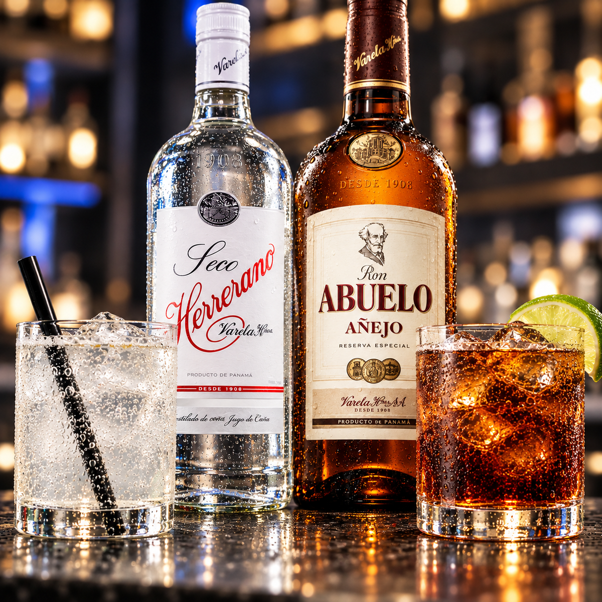 Open Bar Exclusivo de Ron Abuelo y Seco para 2 Personas + After en Chill Out por $10 en Drink Stop Downtown Amador