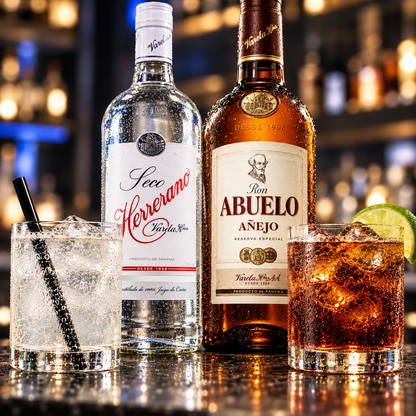 Open Bar Exclusivo de Ron Abuelo y Seco para 2 Personas + After en Chill Out por $10 en Drink Stop Downtown Amador