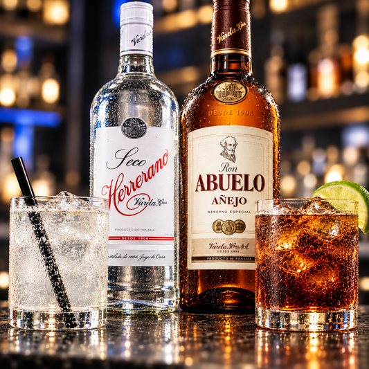 Open Bar Exclusivo de Ron Abuelo y Seco para 2 Personas + After en Chill Out por $10 en Drink Stop Downtown Amador