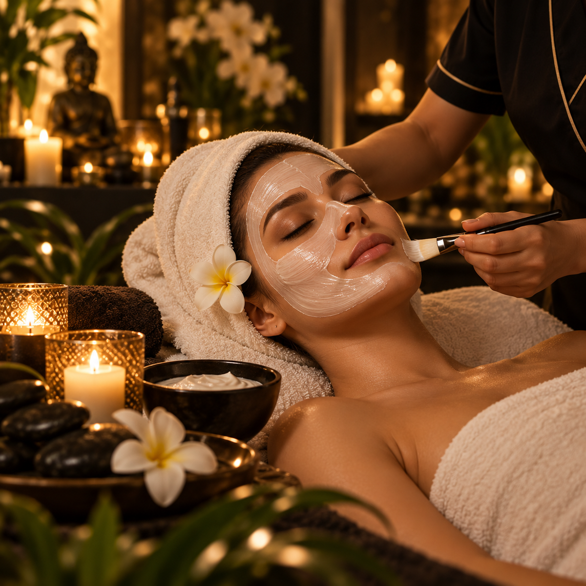 Experiencia con Masaje Cuerpo Completo, Facial, Manicura y Pedicura por $25 en Om Spa by Marilyn
