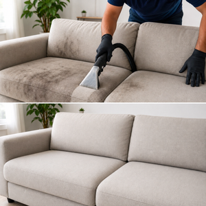 Limpieza Profesional de Sofá de 3 Puestos por $25 con Shine and Clean