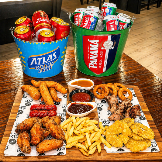 Picada Mixta de Carnes + 2 Cubetazos Nacionales por solo $20 en Exe Lounge Bar by Exe Oriental