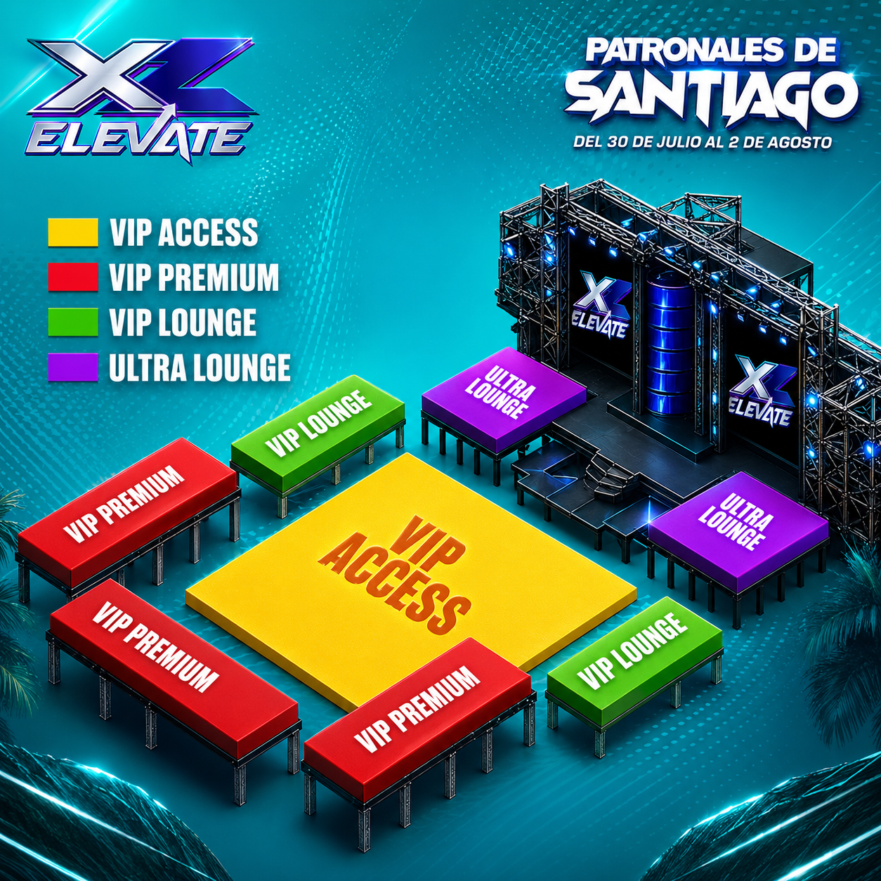 Experiencia VIP para 2 Personas desde $35 en XZone Patronales Santiago