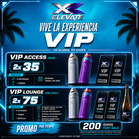 Experiencia VIP para 2 Personas desde $35 en XZone Patronales Santiago