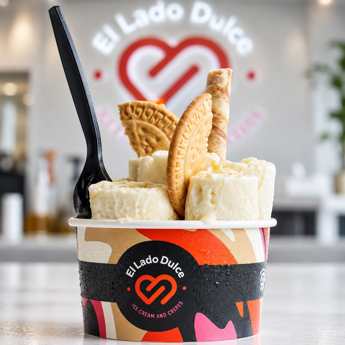 2 Ice Cream Rolls a escoger por $6 en El Lado Dulce