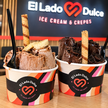 2 Ice Cream Rolls a escoger por $6 en El Lado Dulce