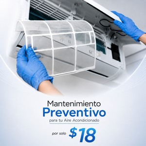Mantenimiento Preventivo para tu Aire Acondicionado por solo $18 con Multiservicios Acosta