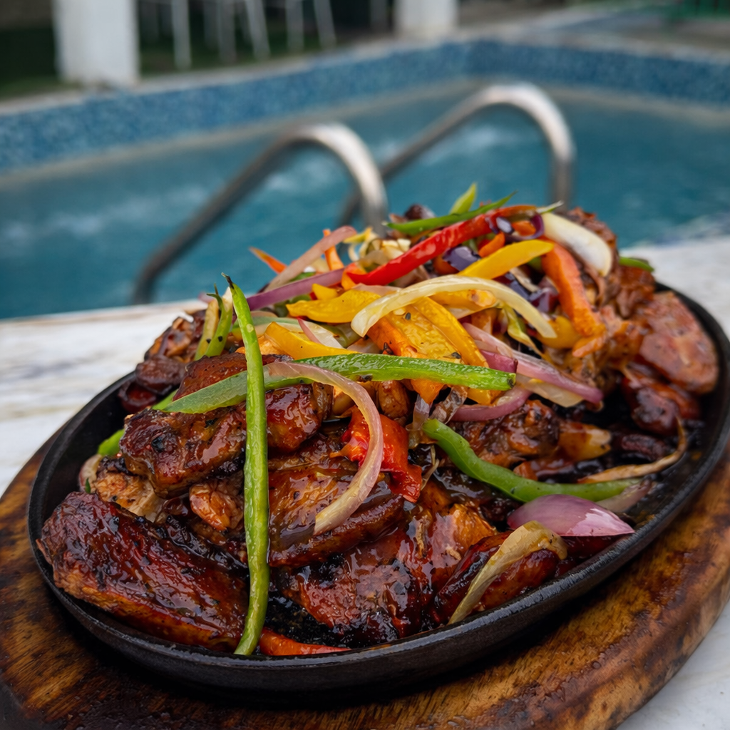 Picada Al Grill + Cubetazo + Pasadía en Piscina para 4 personas por $20 en Manu's Grill