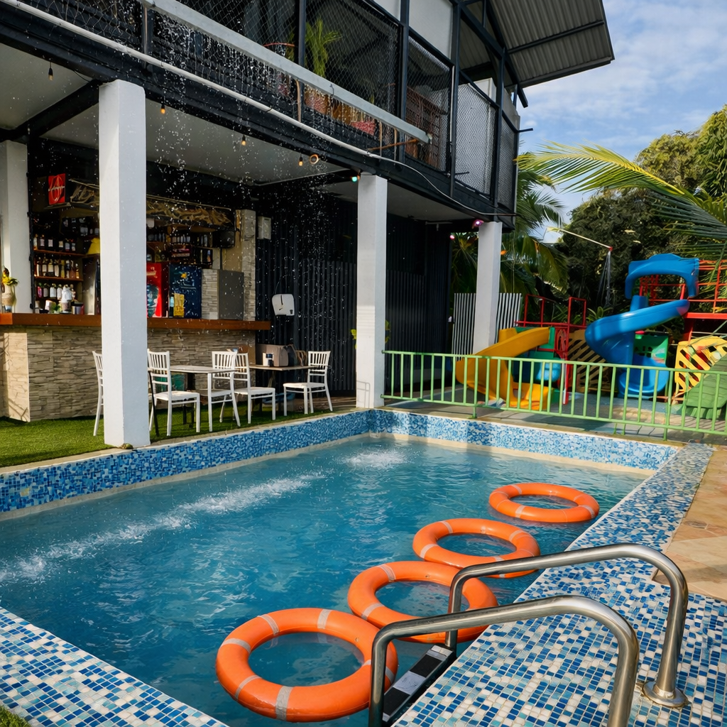 Picada Al Grill + Cubetazo + Pasadía en Piscina para 4 personas por $20 en Manu's Grill