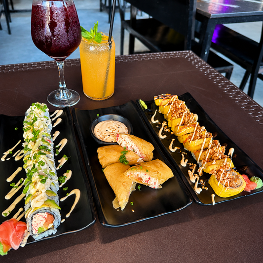 2 Sushi Premium del Menú + 1 Entrada + 2 Bebidas por solo $12 en Sushi Street