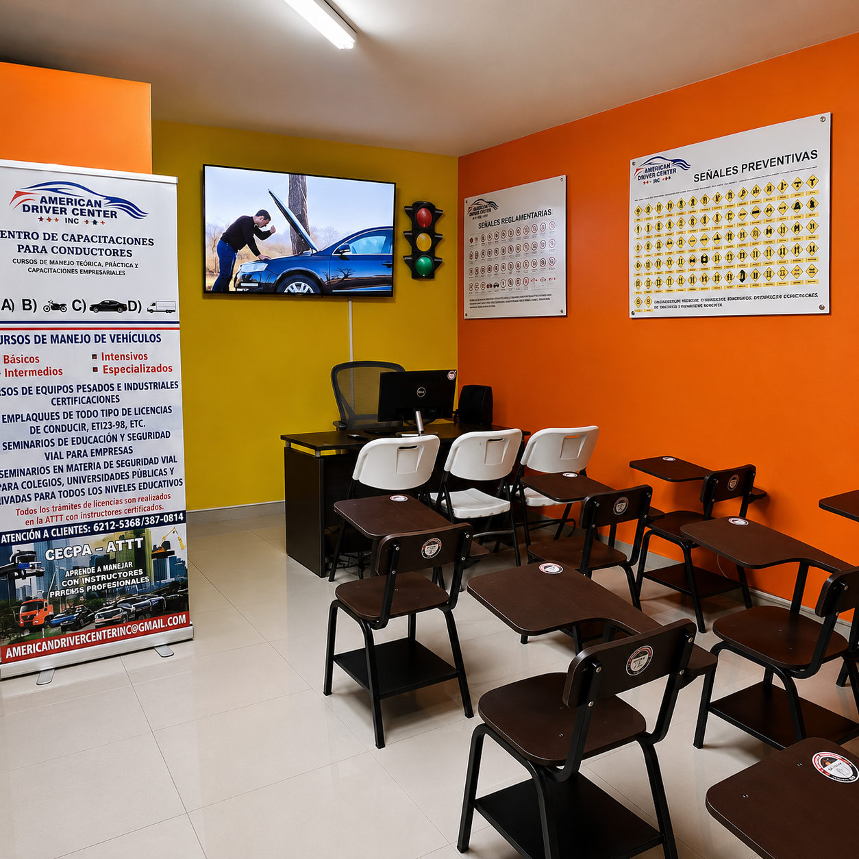 Curso de Manejo Completo + Certificado + Examen Médico y Material de Estudio por $160 en American Driver Center