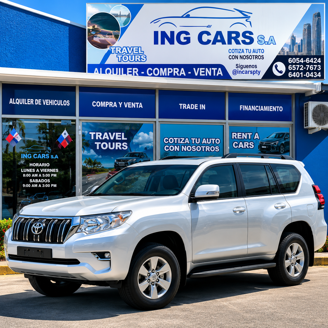 Alquiler de Autos Compactos, Sedán y SUV desde solo $5 por Día en Ing Cars