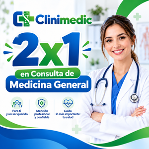 2x1 en Consulta de Medicina General