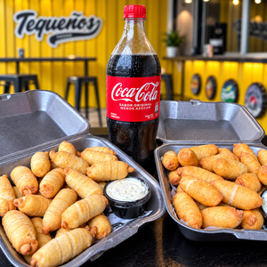 Pack de 50 Tequeños Cócteles + 1 Litro de Soda