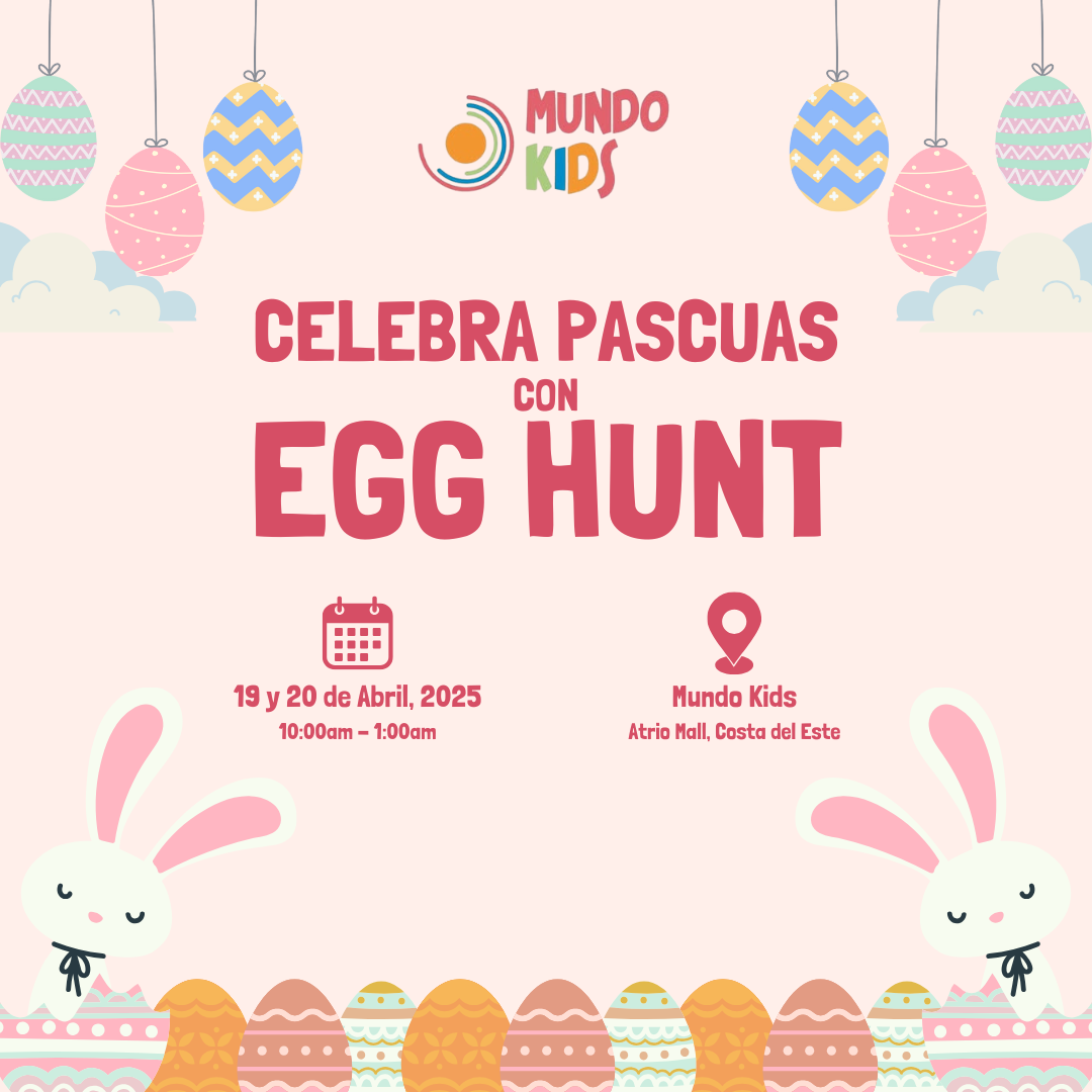 Celebra una Pascua Inolvidable con el evento “Egg Hunt” por $20 en Mundo Kids