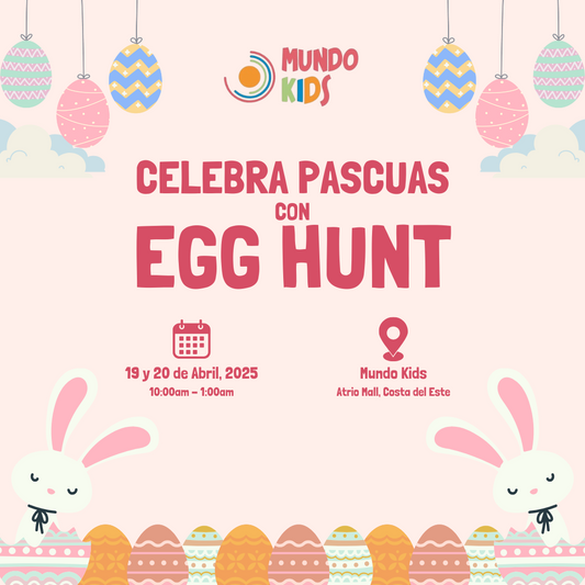 Celebra una Pascua Inolvidable con el evento “Egg Hunt” por $20 en Mundo Kids