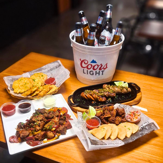 5 Platos Para Compartir + Cubetazo de Coors Light por $25 en Fulo's Sport Bar