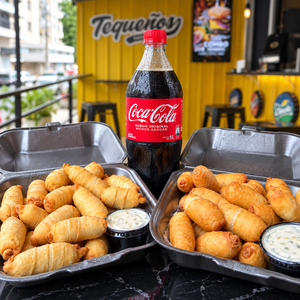 Pack de 50 Tequeños Cócteles + 1 Litro de Soda