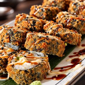 2 Sushis a la Carta + Entrada de Tiradito o Brochetas de Pollo + Postre
