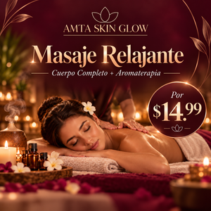 Masaje Relajante de Cuerpo Completo con Aromaterapia por $14.99 en Amta Skin Glow