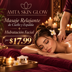 Experiencia Relajante de 1 Hora con Masaje de Cuello y Espalda + Hidratación y Limpieza Facial