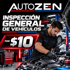 Inspección General de Auto + Revisión de Suspensión, Fluidos, Fugas y Luces