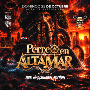 2 Entradas para Perreo en Altamar: Pre Halloween Edition + After Party en Amador