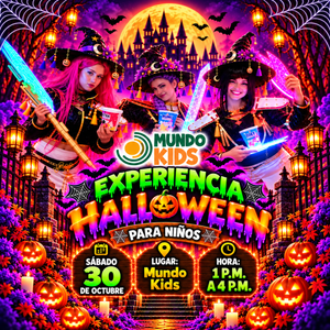 Experiencia Halloween para Niños con Show en vivo, Juegos y Diversión