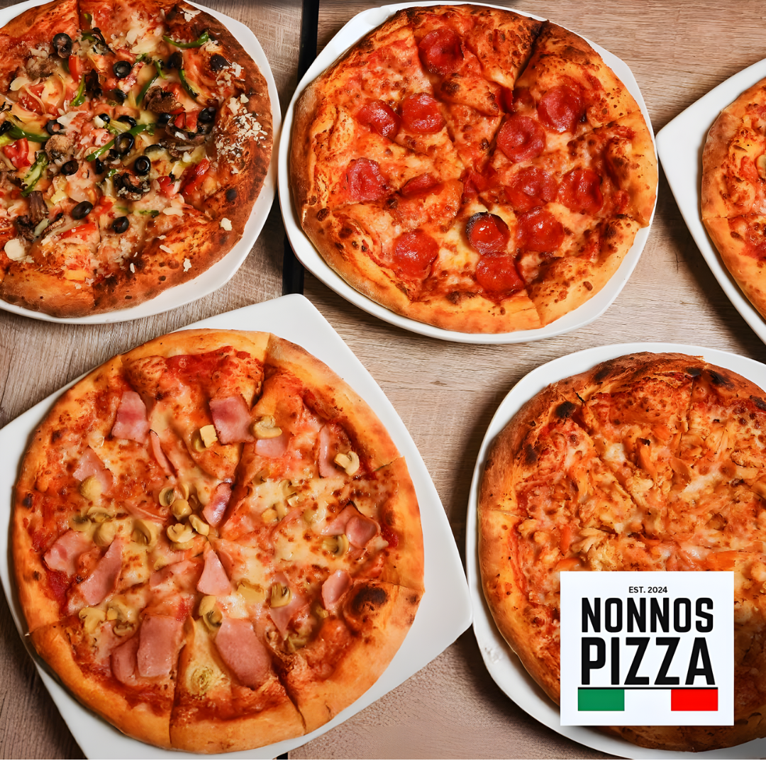 All You Can Eat en Pizzas Clásicas por $18 para 2 personas por 2 Horas en Nonnos Pizza