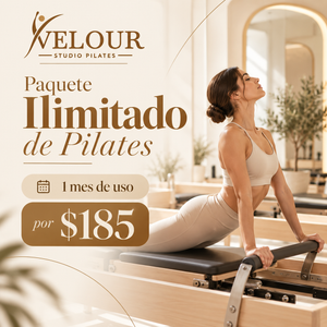 Paquete Ilimitado de Pilates por 1 mes de uso por $185