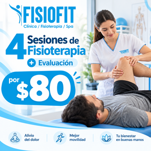 4 Sesiones de Fisioterapia para Movilidad y Recuperación + Evaluación Inicial