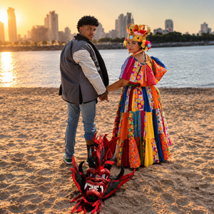 Experiencia Folklórica con Pollera Panameña +  Sesión de Fotos Profesional