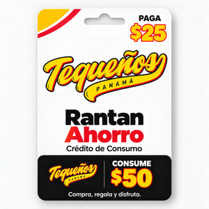 Tarjeta de Ahorro: Paga desde $10 y Consume hasta $50