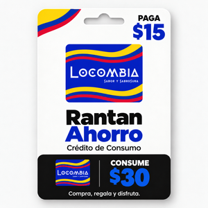 Tarjeta de Ahorro: Paga $15 y Consume $30