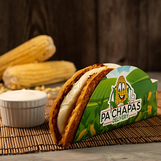 Cachapa con Queso + Soda por $5 en Pa'chapas Delivery