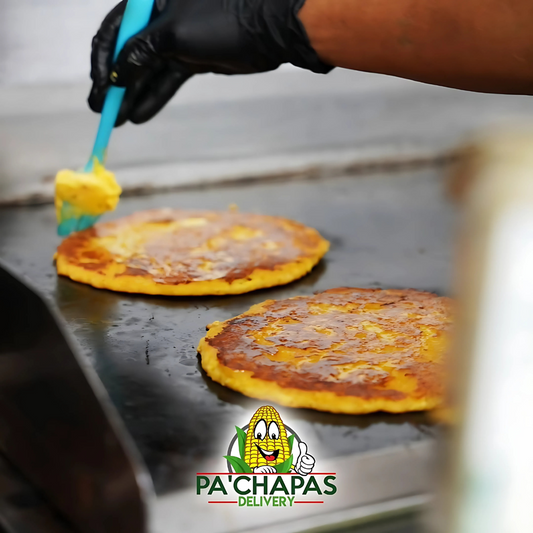 Cachapa con Queso + Soda por $5 en Pa'chapas Delivery