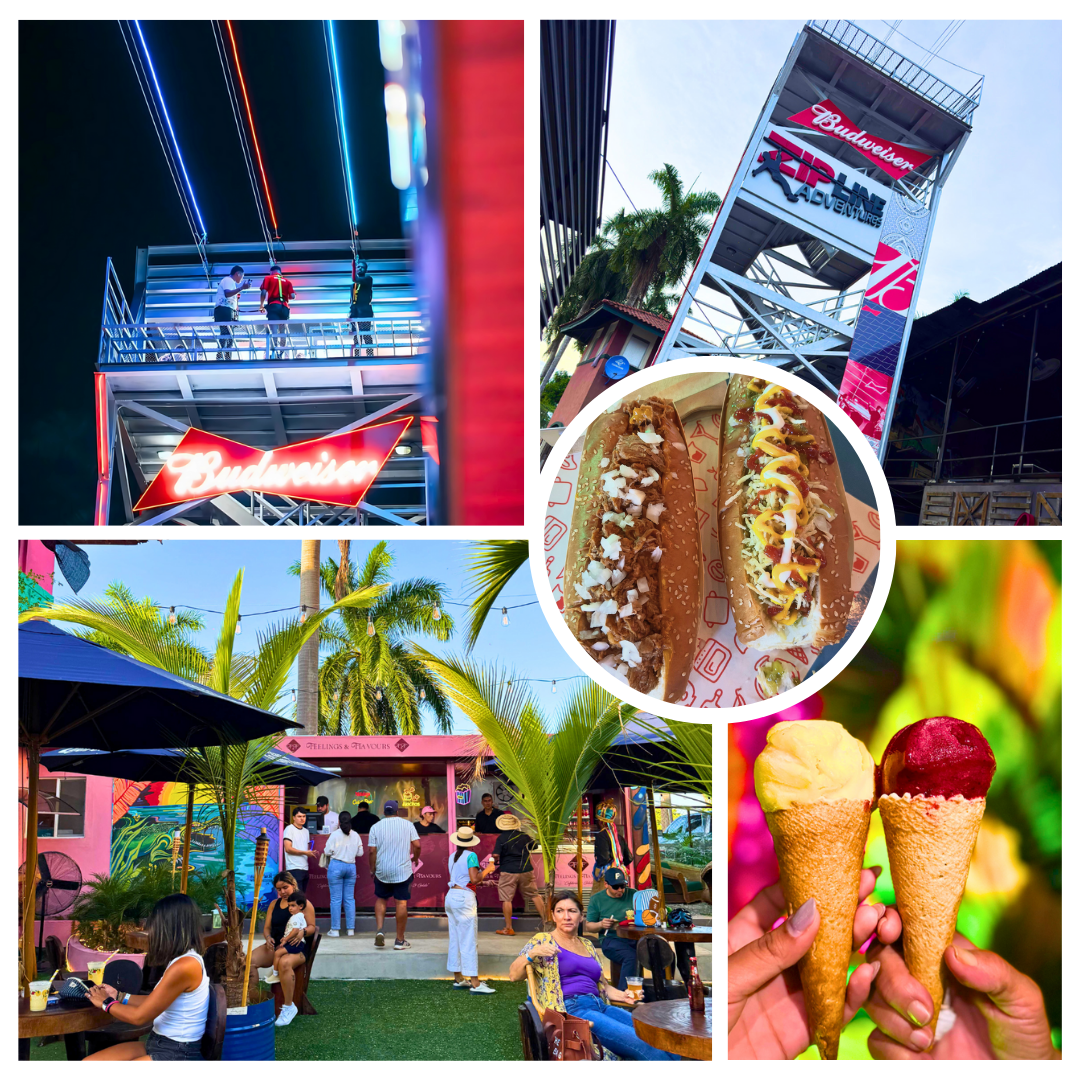 2 Hotdogs + 2 Sodas + 2 Helados Artesanales +  2 Lanzadas en el Zipline por $20 en Feelings & Flavours y Zipline Amador