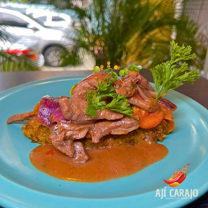 Paga $20 y consume $40 en comidas peruanas y bebidas de todo el menú en Ají Carajo