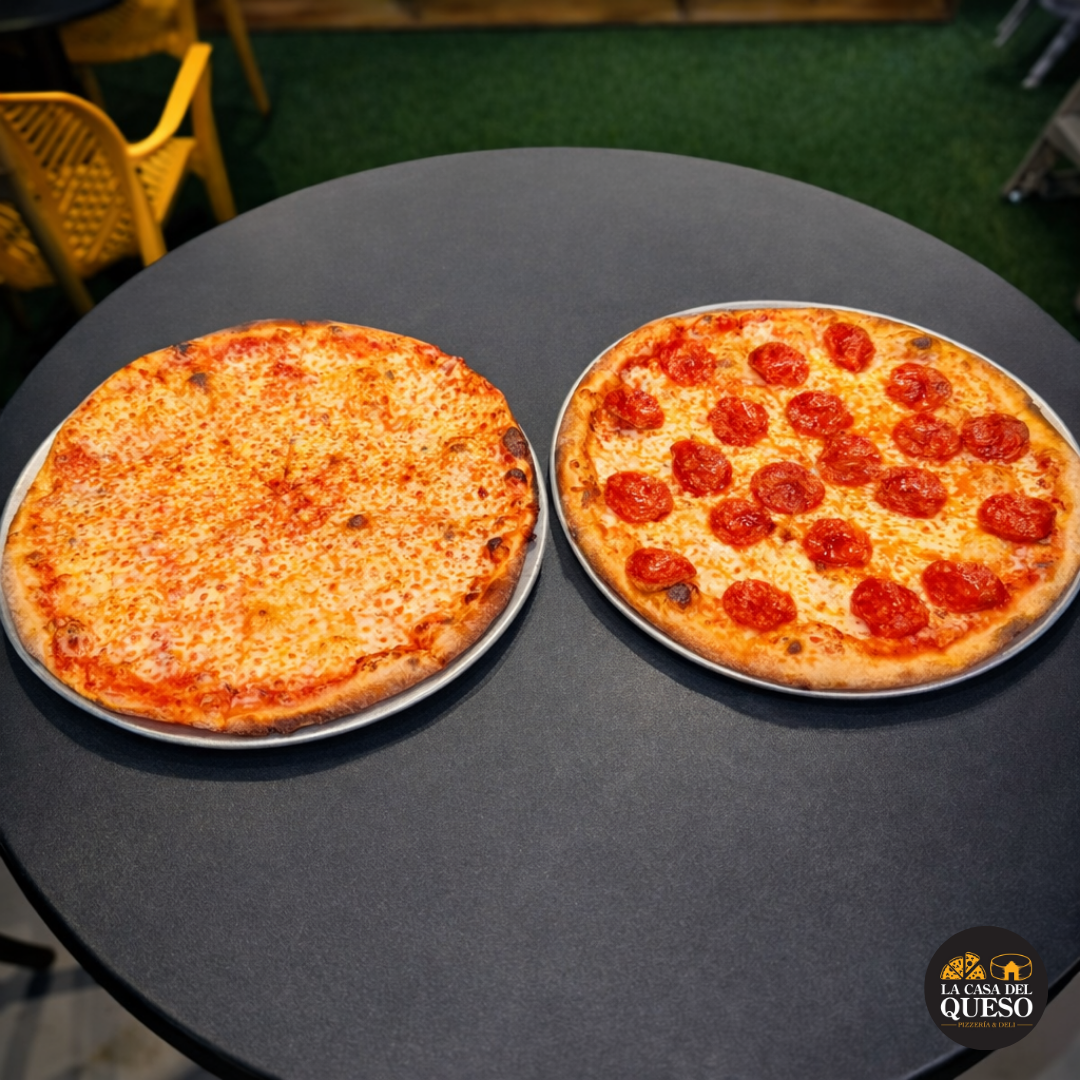 ¡2x1 en Pizza Pan de Jamón Navideño por $9.99 en La Casa del Queso!