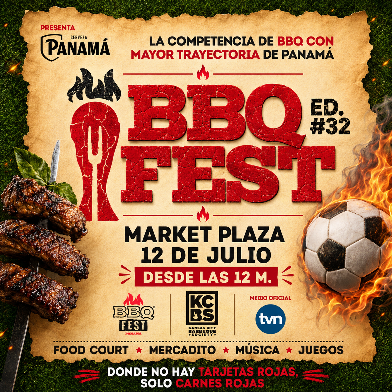 2x1 en Entradas Generales para BBQ Fest 2026 por $7 en Market Plaza Costa Verde