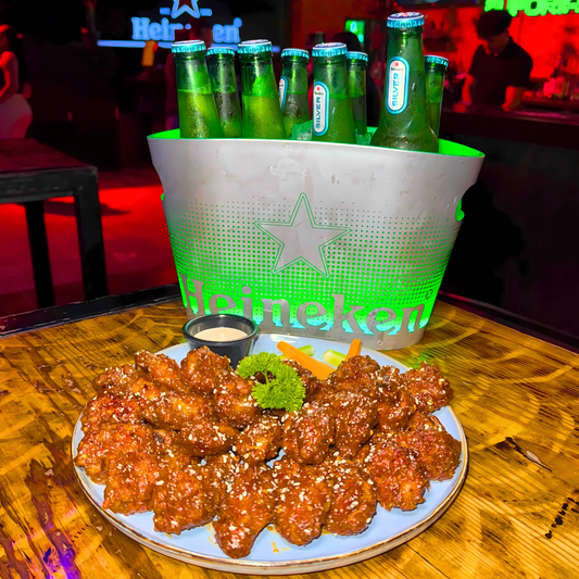 25 KiloWings + Cubetazo Plus de 8 Heineken por $20 en Euforia Panamá