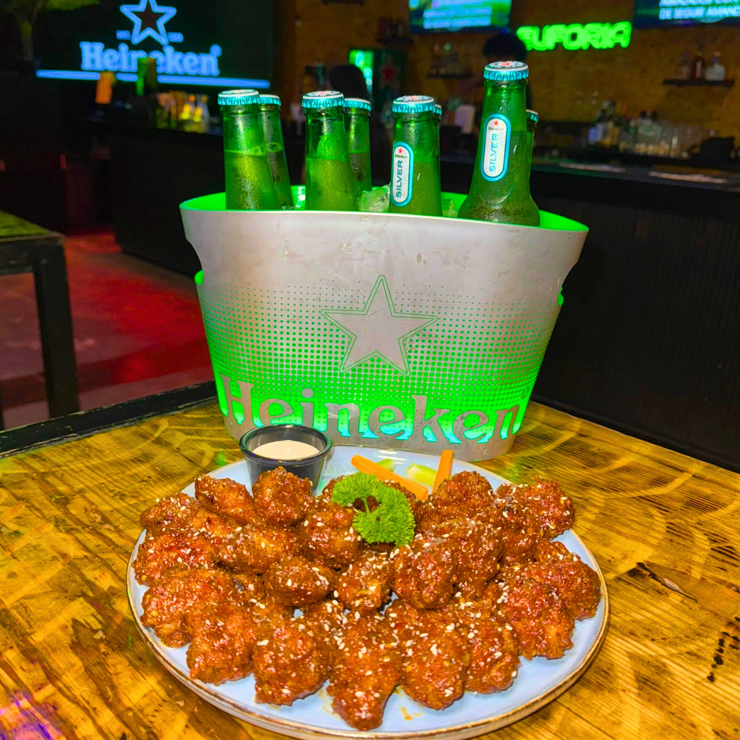 25 KiloWings + Cubetazo Plus de 8 Heineken por $20 en Euforia Panamá