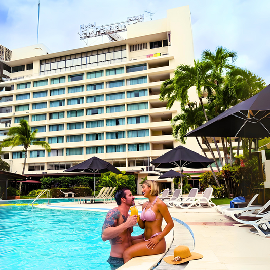 Pasadía para 2 Adultos y 2 Niños con Habitación + Combo Club Sándwich por $79 en Hotel El Panamá