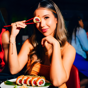 2 Sushi Premium del menú + 1 Entrada + 2 Copas de Sangría o 2 Copas de Helado por $15 en El Nuevo Santana